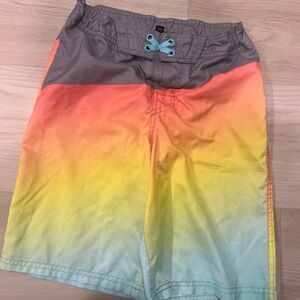 art class Kids Swim Trunks - Gray, Orange, Yellow, Blue